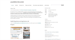 Desktop Screenshot of laurenwilcox.net